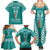 personalised-kia-kaha-te-reo-maori-family-matching-summer-maxi-dress-and-hawaiian-shirt-hei-tiki-mix-koru-teal