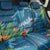 Outrigger Canoe Blue Back Car Seat Cover On The Waves