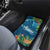 Outrigger Canoe Blue Car Mats On The Waves