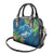 Outrigger Canoe Blue Shoulder Handbag On The Waves