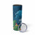 Outrigger Canoe Blue Skinny Tumbler On The Waves