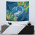 Outrigger Canoe Blue Tapestry On The Waves