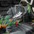 Outrigger Canoe Black Back Car Seat Cover On The Waves