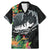 Outrigger Canoe Black Family Matching Mermaid Dress and Hawaiian Shirt On The Waves