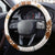 Vintage Hawaii Steering Wheel Cover Hawaiian Quilt Kapa Mismatch Beige