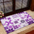 Vintage Hawaii Rubber Doormat Hawaiian Quilt Kapa Mismatch Purple LT7 - Polynesian Pride