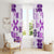 Vintage Hawaii Window Curtain Hawaiian Quilt Kapa Mismatch Purple LT7 - Polynesian Pride