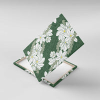 Ia Orana Tahiti Tiare Canvas Wall Art Sage Green Lei - Polynesian Pride