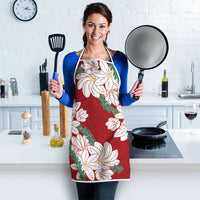 Ia Orana Tahiti Tiare Apron Crimson Lei - Polynesian Pride