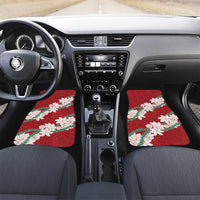 Ia Orana Tahiti Tiare Car Mats Crimson Lei - Polynesian Pride