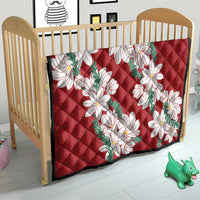 Ia Orana Tahiti Tiare Quilt Crimson Lei - Polynesian Pride