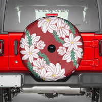 Ia Orana Tahiti Tiare Spare Tire Cover Crimson Lei - Polynesian Pride