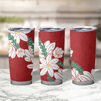 Ia Orana Tahiti Tiare Tumbler Cup Crimson Lei - Polynesian Pride