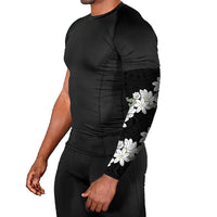 Ia Orana Tahiti Tiare Arm Sleeves Black Lei - Polynesian Pride