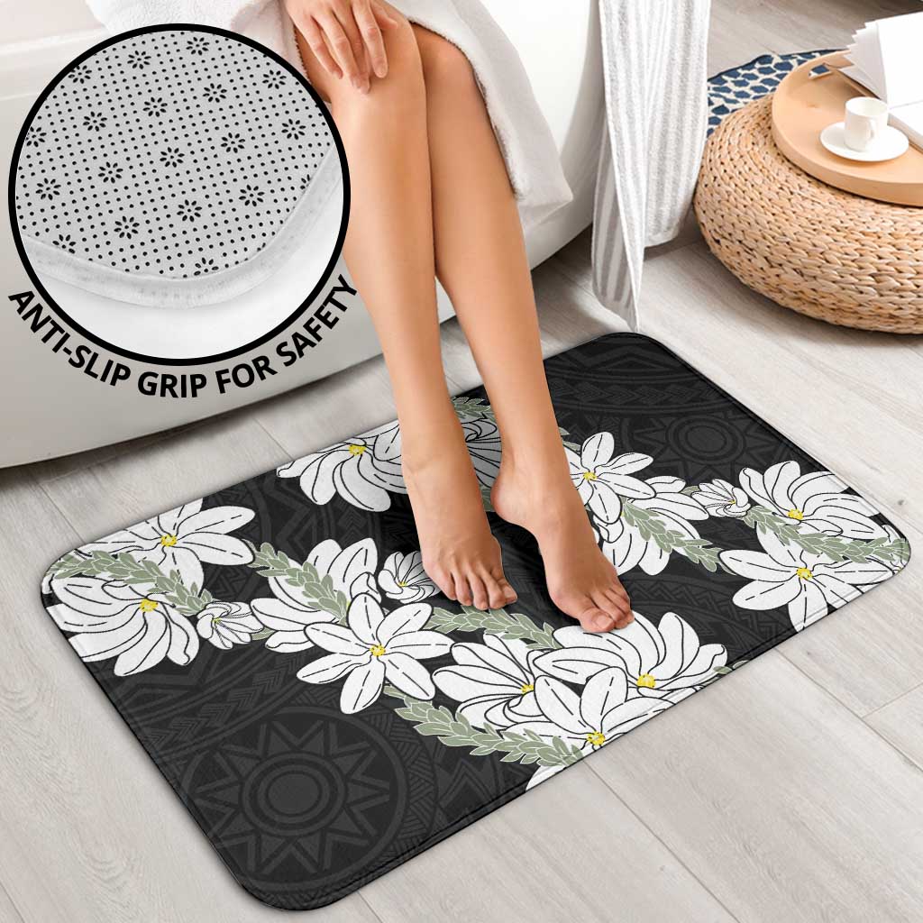 Ia Orana Tahiti Tiare Bathroom Set Black Lei - Polynesian Pride