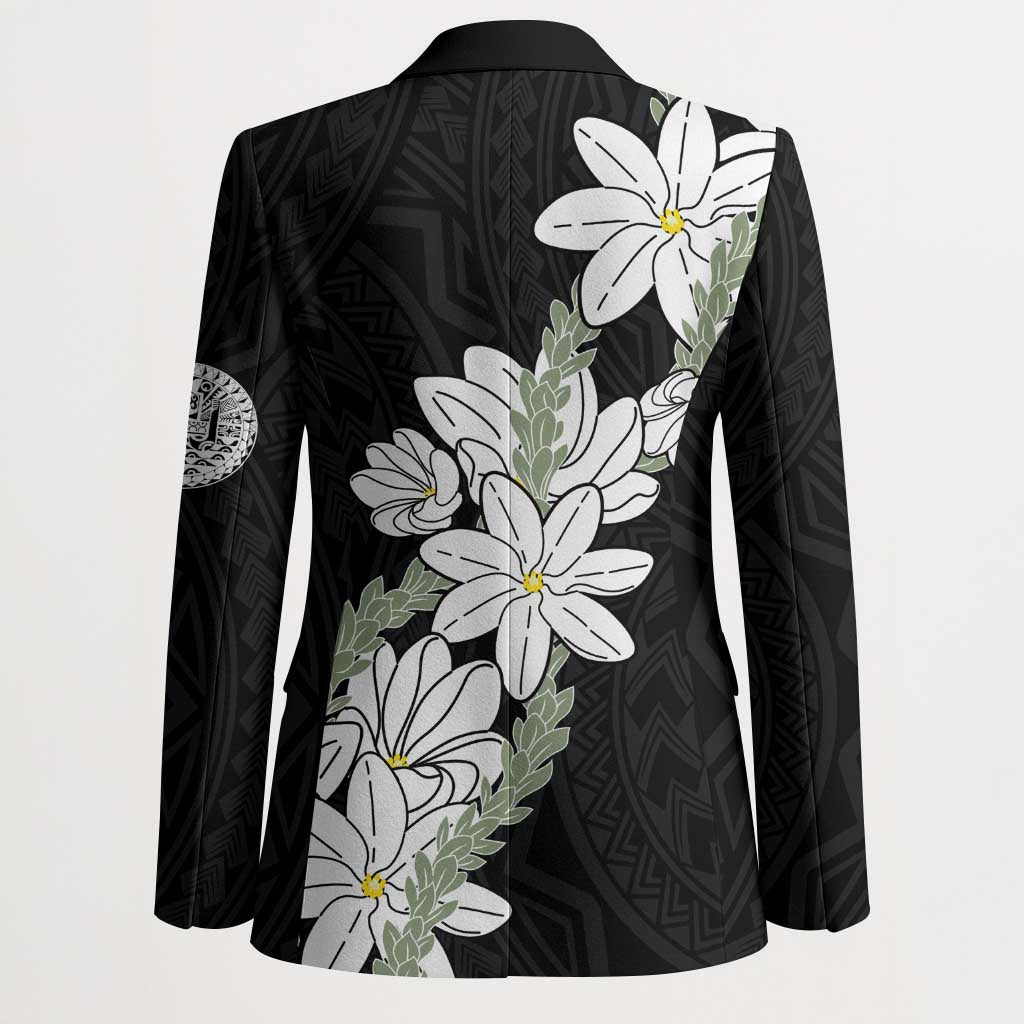 Ia Orana Tahiti Tiare Blazer Black Lei LT7 - Polynesian Pride