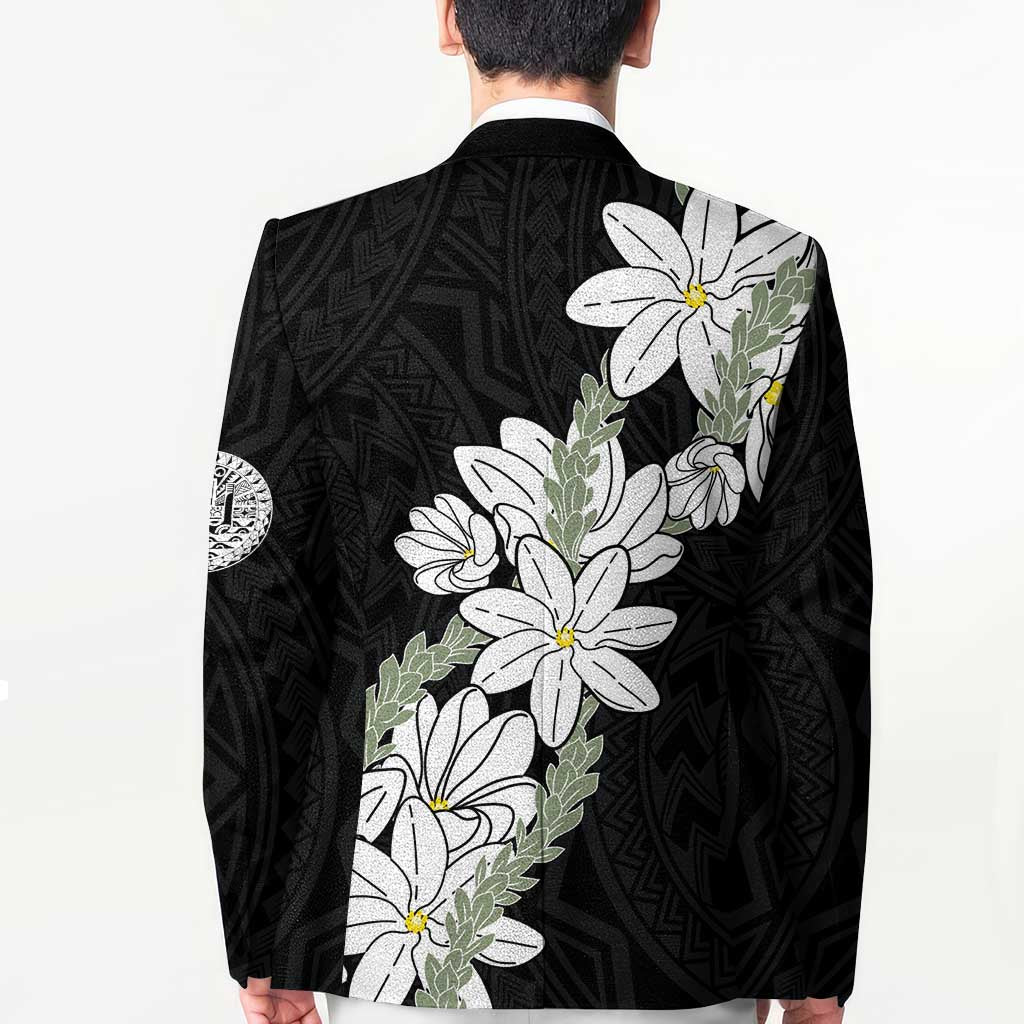 Ia Orana Tahiti Tiare Blazer Black Lei LT7 - Polynesian Pride