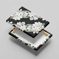Ia Orana Tahiti Tiare Canvas Wall Art Black Lei LT7 - Polynesian Pride