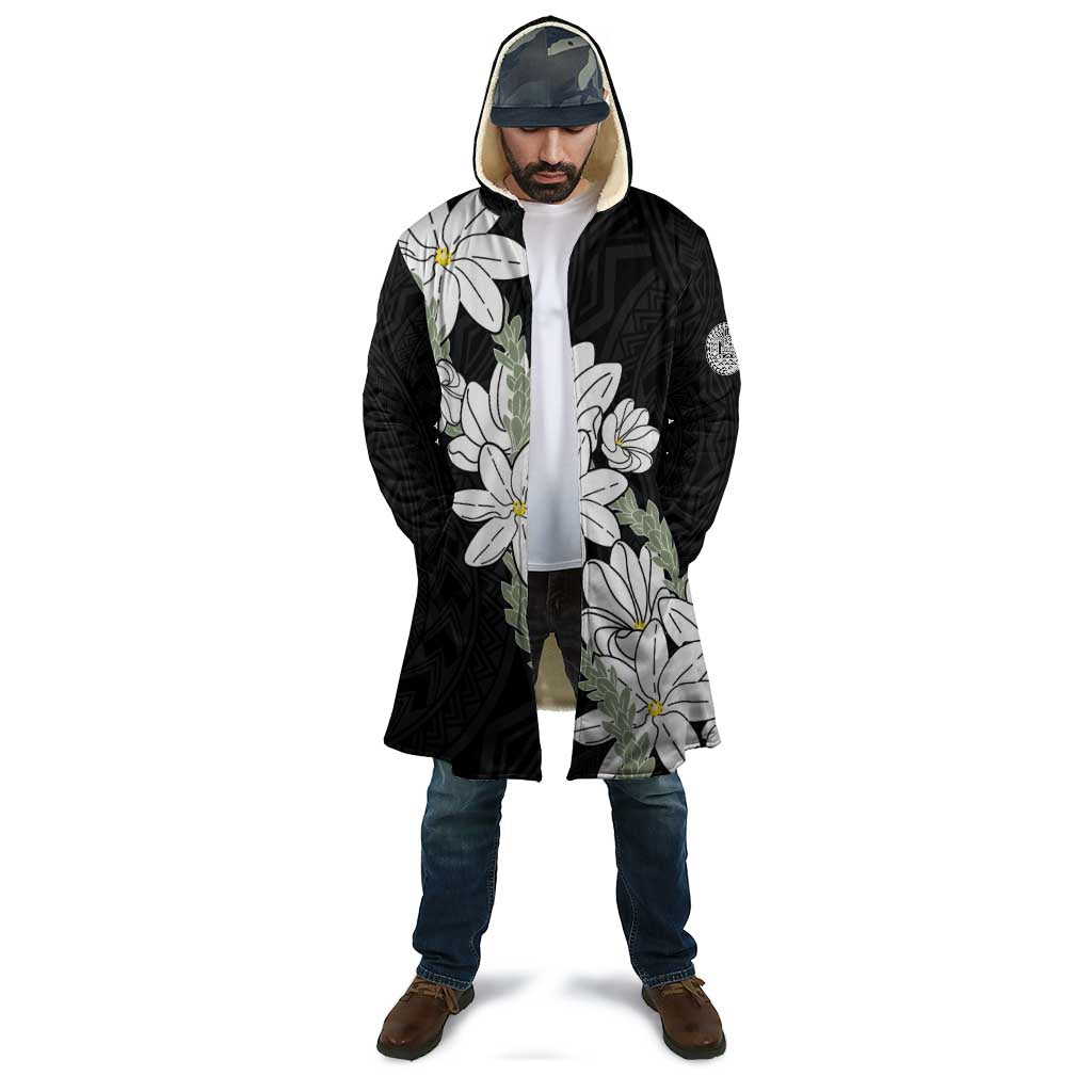 Ia Orana Tahiti Tiare Cloak Black Lei - Polynesian Pride