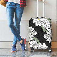 Ia Orana Tahiti Tiare Luggage Cover Black Lei - Polynesian Pride