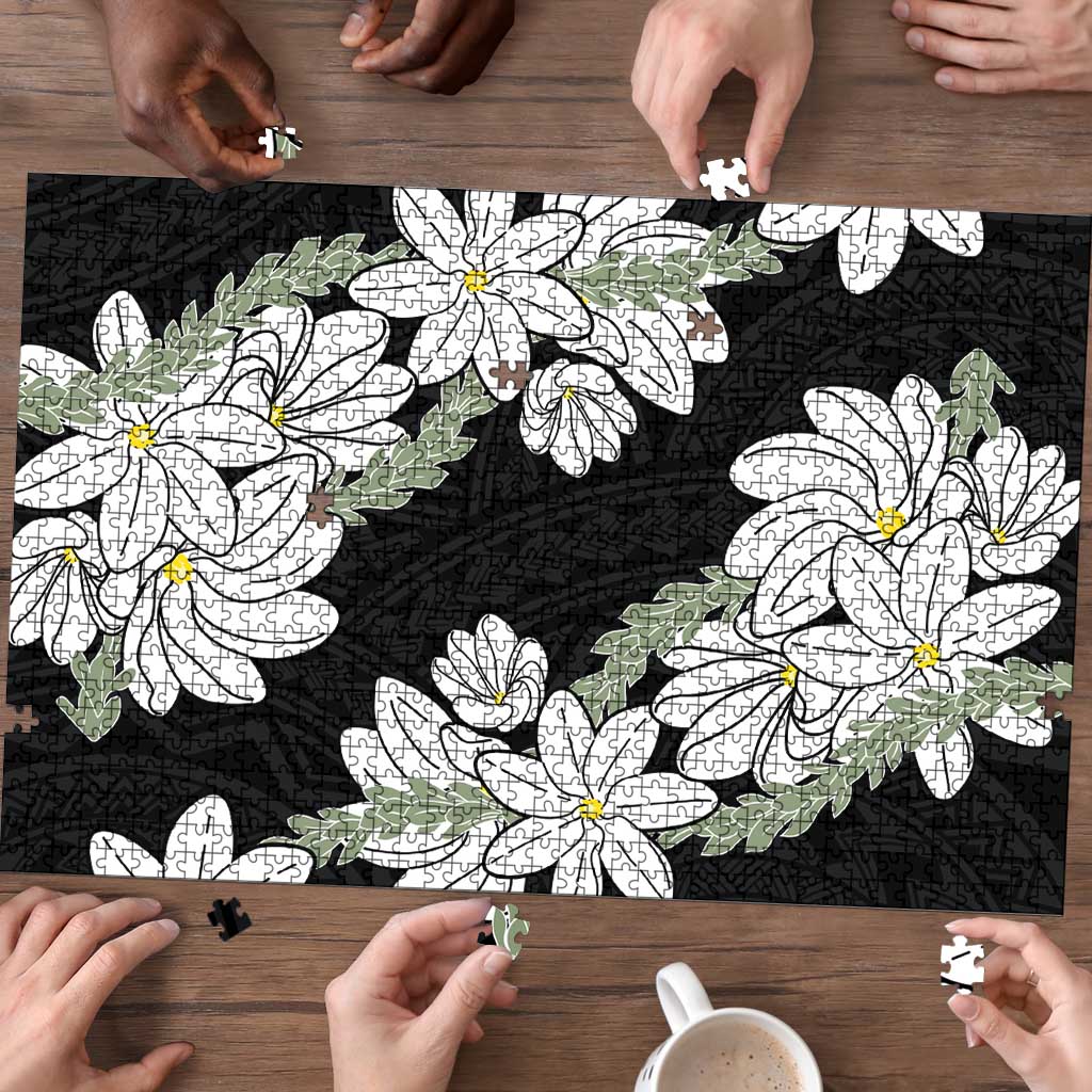 Ia Orana Tahiti Tiare Puzzle Black Lei LT7 - Polynesian Pride