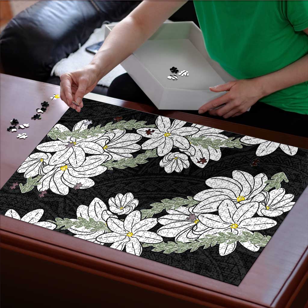 Ia Orana Tahiti Tiare Puzzle Black Lei LT7 - Polynesian Pride