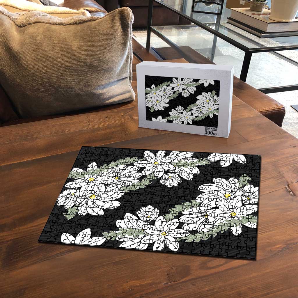 Ia Orana Tahiti Tiare Puzzle Black Lei LT7 - Polynesian Pride