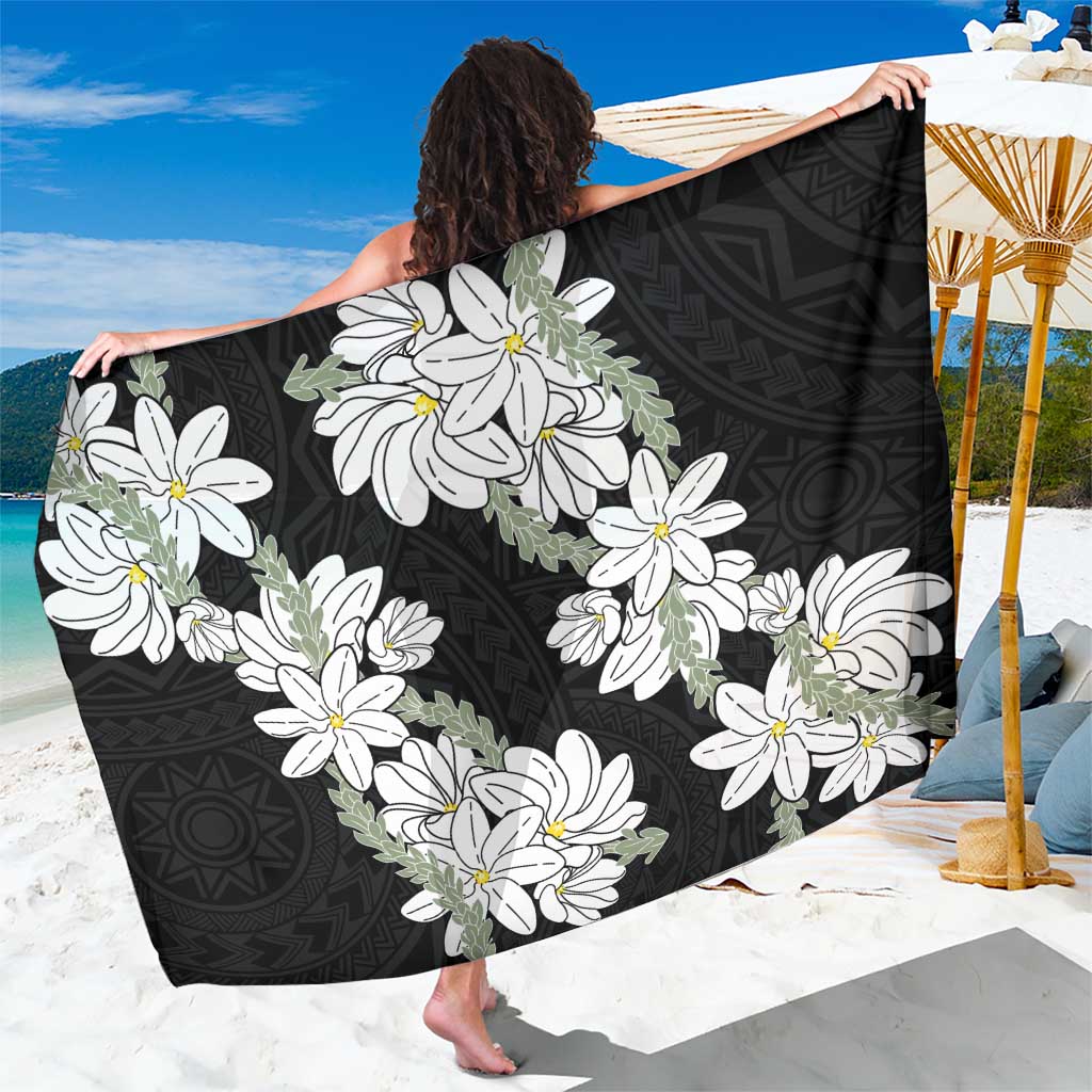 Ia Orana Tahiti Tiare Sarong Black Lei - Polynesian Pride