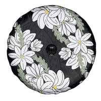 Ia Orana Tahiti Tiare Spare Tire Cover Black Lei - Polynesian Pride
