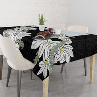 Ia Orana Tahiti Tiare Tablecloth Black Lei LT7 - Polynesian Pride