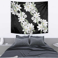 Ia Orana Tahiti Tiare Tapestry Black Lei - Polynesian Pride