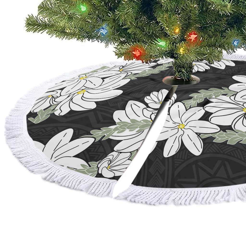 Ia Orana Tahiti Tiare Tree Skirt Black Lei LT7 - Polynesian Pride