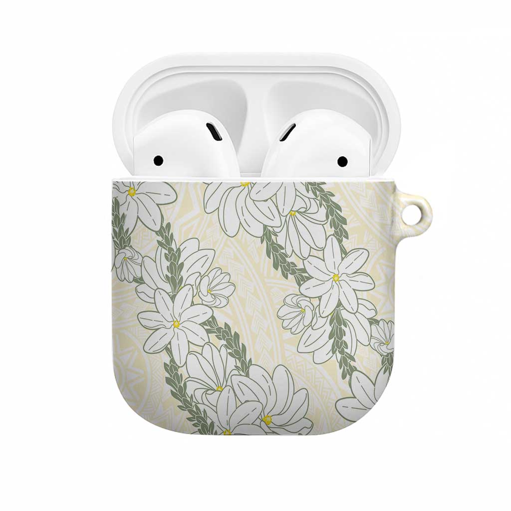 Ia Orana Tahiti Tiare AirPods Case Lemon Yellow Lei LT7 Lemon - Polynesian Pride