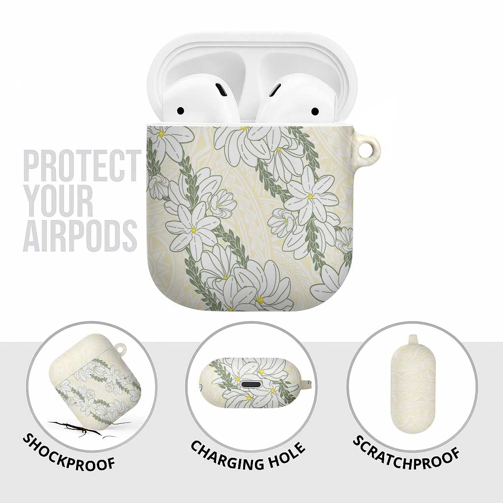 Ia Orana Tahiti Tiare AirPods Case Lemon Yellow Lei LT7 - Polynesian Pride