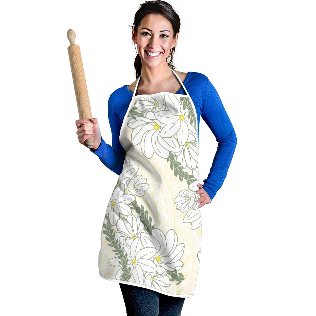 Ia Orana Tahiti Tiare Apron Lemon Yellow Lei LT7 - Polynesian Pride