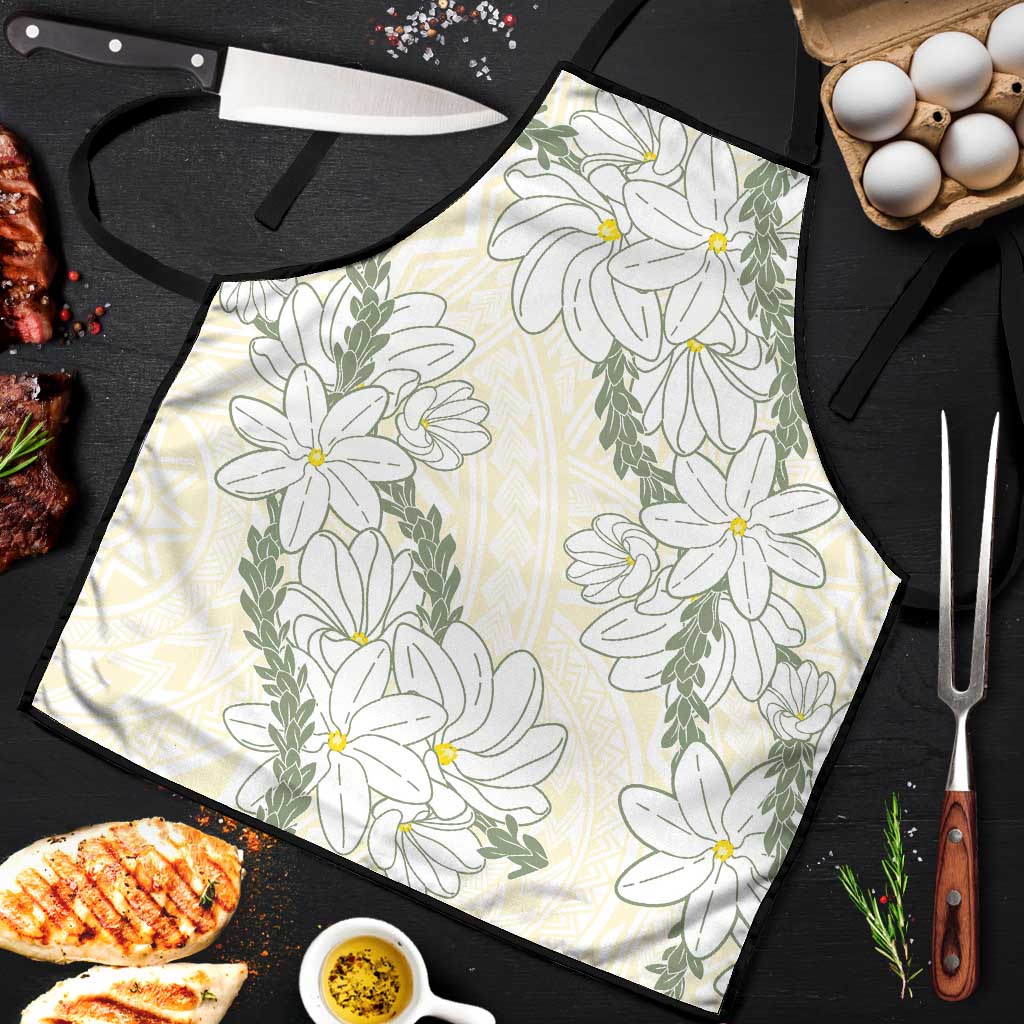 Ia Orana Tahiti Tiare Apron Lemon Yellow Lei LT7 Lemon - Polynesian Pride
