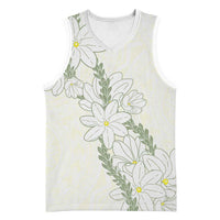 Ia Orana Tahiti Tiare Basketball Jersey Lemon Yellow Lei LT7 Unisex Lemon - Polynesian Pride