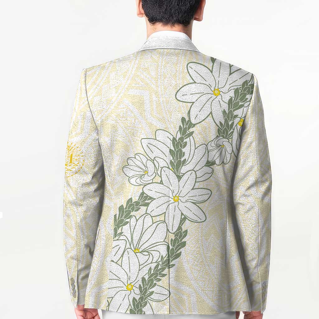 Ia Orana Tahiti Tiare Blazer Lemon Yellow Lei LT7 - Polynesian Pride