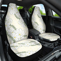 Ia Orana Tahiti Tiare Car Seat Cover Lemon Yellow Lei - Polynesian Pride