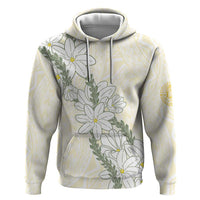 Ia Orana Tahiti Tiare Hoodie Lemon Yellow Lei - Polynesian Pride