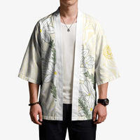 Ia Orana Tahiti Tiare Kimono Lemon Yellow Lei - Polynesian Pride