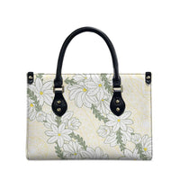 Ia Orana Tahiti Tiare Leather Bag Lemon Yellow Lei - Polynesian Pride