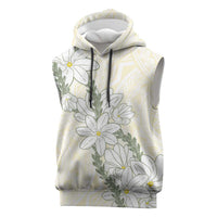 Ia Orana Tahiti Tiare Sleeveless Hoodie Lemon Yellow Lei LT7 Lemon - Polynesian Pride