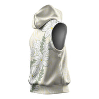 Ia Orana Tahiti Tiare Sleeveless Hoodie Lemon Yellow Lei LT7 - Polynesian Pride