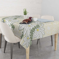 Ia Orana Tahiti Tiare Tablecloth Lemon Yellow Lei LT7 - Polynesian Pride