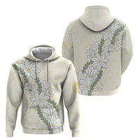 Ia Orana Tahiti Tiare Zip Hoodie Lemon Yellow Lei - Polynesian Pride