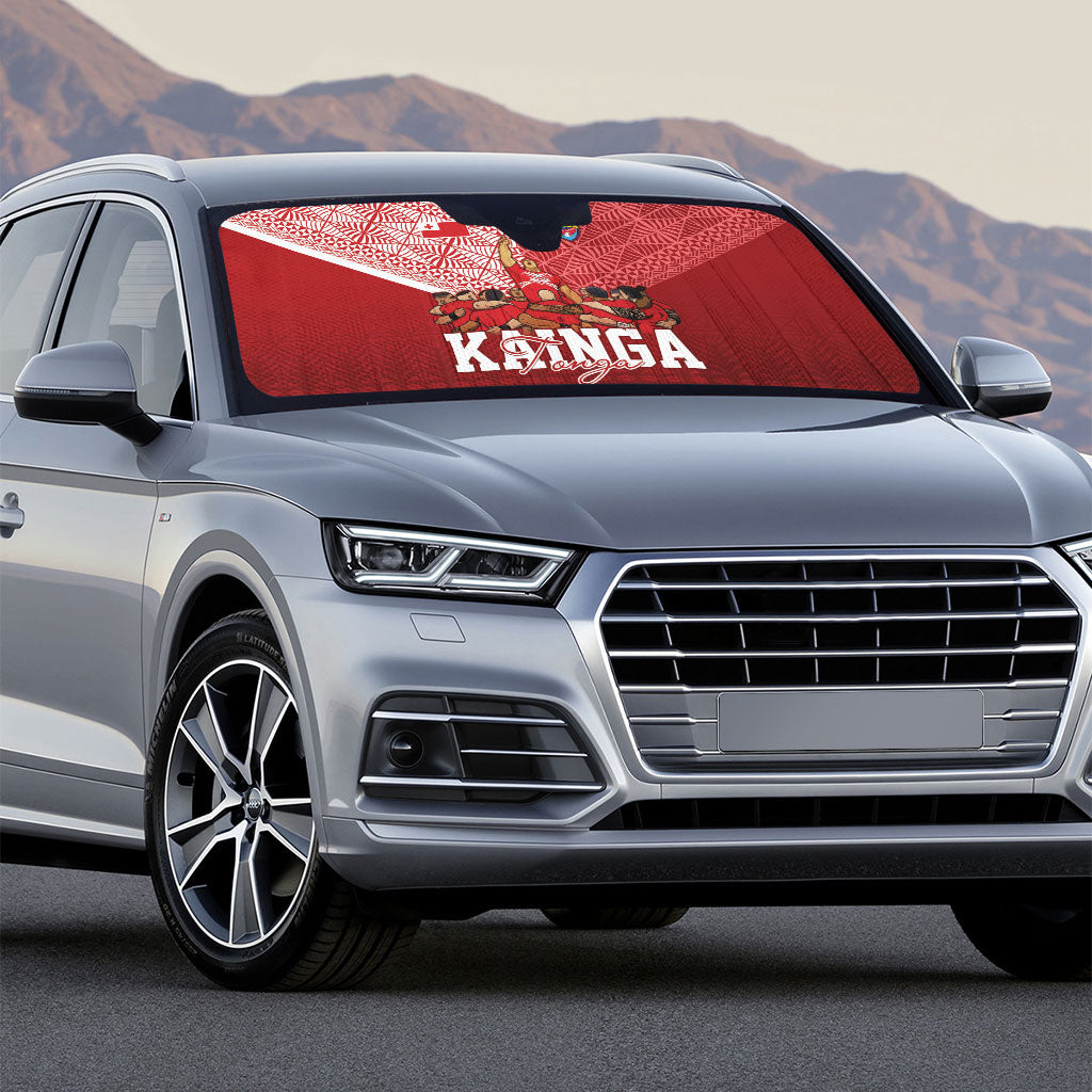 Mate Ma'a Tonga Ngatu Auto Sun Shade Kainga - Sipi Tau LT7 - Polynesian Pride