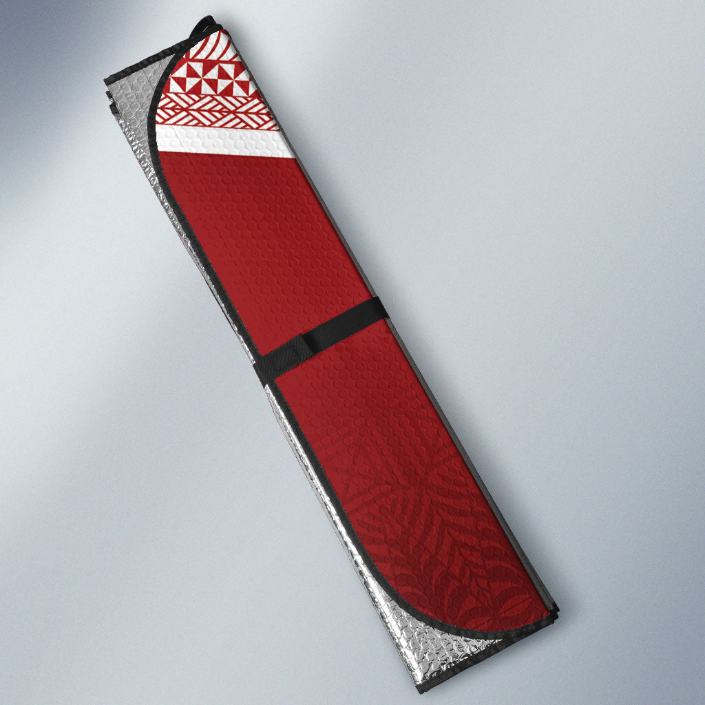 Mate Ma'a Tonga Ngatu Auto Sun Shade Kainga - Sipi Tau LT7 - Polynesian Pride