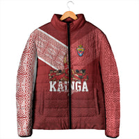 Mate Ma'a Tonga Custom Ngatu Padded Jacket Kainga - Sipi Tau LT7 - Polynesian Pride
