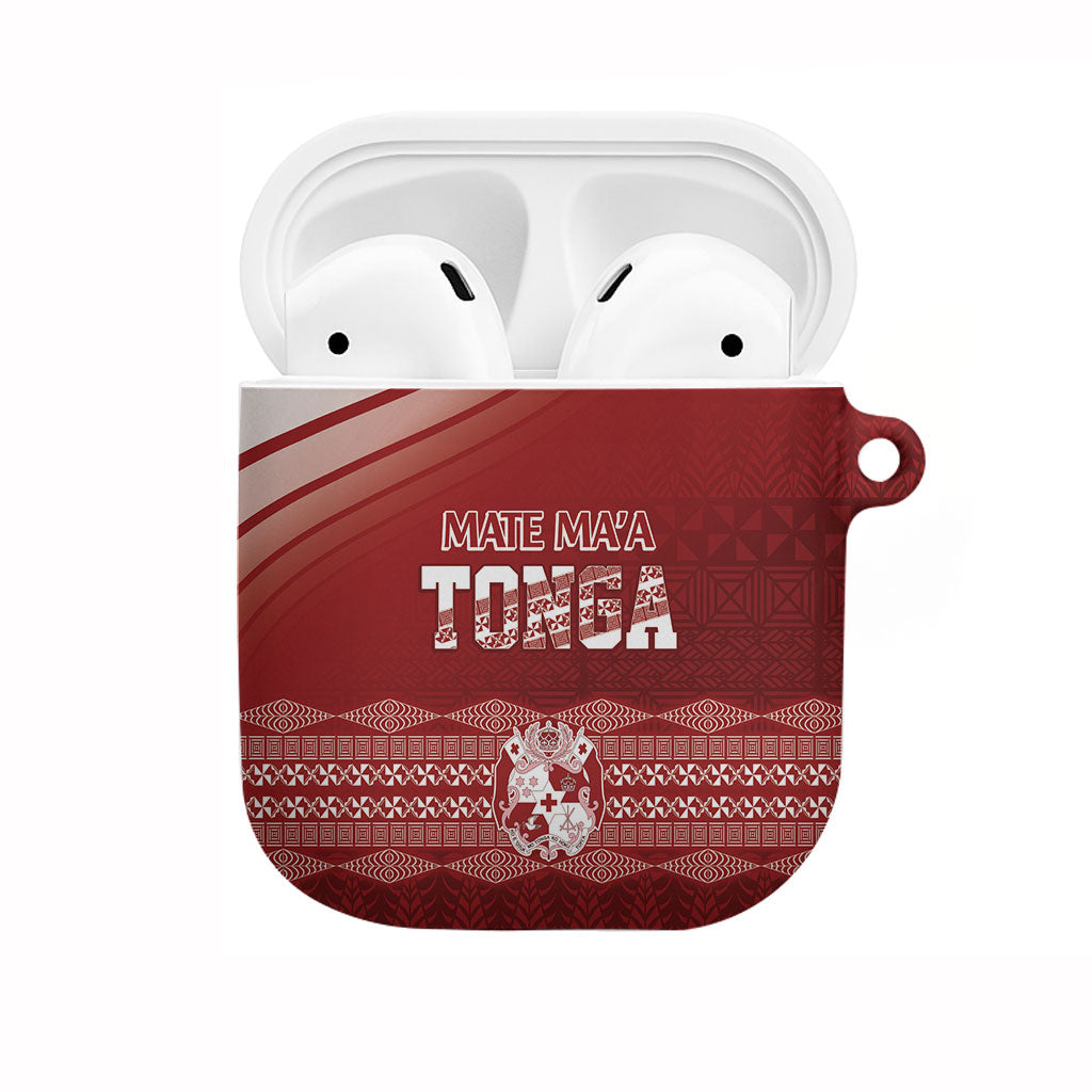Mate Ma'a Tonga AirPods Case Basic Ngatu Kupesi Motif